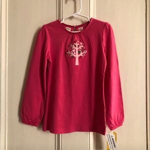 NWT OshKosh Girls Long Sleeve Top Size 5